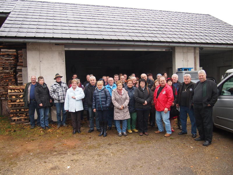 Gruppenfoto Vereinsausflug 2015